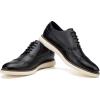 imageJITAI Mens Oxford ShoesDress Shoes Laceup Wingtip Brogue Shoe Mens Lightweight Fashion ShoesBlack07