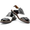 JITAI Men’s Oxford Shoes,Dress Shoes Lace-up Wingtip Brogue Shoe Mens Lightweight Fashion Shoes.(Black/31)