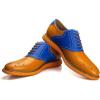 JITAI Men’s Oxford Shoes,Dress Shoes Lace-up Wingtip Brogue Shoe Mens Lightweight Fashion Shoes.(Blue/17)