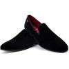 JITAI Men’s Dress Shoes – Casual Rubber & Leather Loafers for Men – Fashion Business Formal Wear(Black/15)