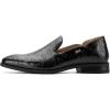 JITAI Men’s Dress Shoes – Casual Rubber & Leather Loafers for Men – Fashion Business Formal Wear(Black/17)