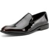 JITAI Men’s Dress Shoes – Casual Rubber & Leather Loafers for Men – Fashion Business Formal Wear(Brown/26)