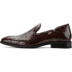 JITAI Men’s Dress Shoes – Casual Rubber & Leather Loafers for Men – Fashion Business Formal Wear(Brown/17)