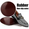 JITAI Mens Leather Shoes Pattern Printing Men’s Dress Loafer Shoes Slip-on Casual Loafer Smoking Slipper(Black/08)