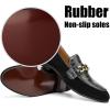 JITAI Mens Leather Shoes Pattern Printing Men’s Dress Loafer Shoes Slip-on Casual Loafer Smoking Slipper(Black/11)