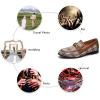 JITAI Mens Leather Shoes Pattern Printing Men’s Dress Loafer Shoes Slip-on Casual Loafer Smoking Slipper(Brown/07)