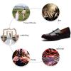 JITAI Mens Leather Shoes Pattern Printing Men’s Dress Loafer Shoes Slip-on Casual Loafer Smoking Slipper(Red/05)