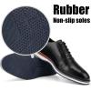 JITAI Men’s Oxford Dress Shoes Lightweight Fashion Shoes with Wingtip Brogue & Lace-up Design(Black/02)