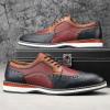 JITAI Men’s Oxford Dress Shoes Lightweight Fashion Shoes with Wingtip Brogue & Lace-up Design(Color/01)