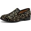 JITAI Boys Slip-On Luxury Dress Loafers Moccasins Casual & Tuxedo Shoes for Boys(Gold-01)