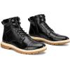 JITAI Men’s Dress Oxfords Lace-Up Boots, Comfortable Casual Hiking Winter Work Shoes with Rubber Sole(Black/02)