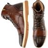JITAI Men’s Dress Oxfords Lace-Up Boots, Comfortable Casual Hiking Winter Work Shoes with Rubber Sole(Brown/02)