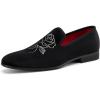 JITAI Men Loafers Slip-On Shoes for Men Fashion Dress Shoes Tuxedo Shoes(Black/6751)