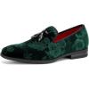 JITAI Men’s Fashion Loafers Wedding Shoes Loafers for Men Party Shoes(Green/30)