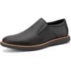 JITAI Mens Loafers Shoes Slip On Driving Shoes Casual Dress Loafer Business Fashion Shoes(Black/05)