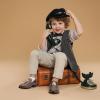 JITAI Boys Shoes – Fashion Tuxedo Dress Shoes for Parties, Formal, Business, or Casual Events – Rubber Low-Heels Toddler Dress Shoes for Stylish Young Boys(Brown/15)