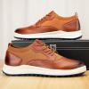 JITAI Men’s Fashion Sneakers Shoes Lightweight Fashion Shoes with Wingtip Brogue & Lace-up Design Casual Business Shoes