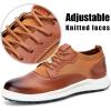 JITAI Men’s Fashion Sneakers Shoes Lightweight Fashion Shoes with Wingtip Brogue & Lace-up Design Casual Business Shoes