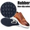 JITAI Men’s Fashion Sneakers Shoes Lightweight Fashion Shoes with Wingtip Brogue & Lace-up Design Casual Business Shoes