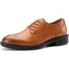 JITAI Boys Shoes – Black Boys Dress Shoes, Elegant Kids Shoes, Premium Oxford Shoes for Boys, Stylish Dress Shoes for Boys(Brown/01)