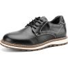 JITAI Boys Shoes Kids Shoes Fashion Rubber Low-Heels Boys Dress Shoes Toddler Dress Shoes for Casual Party Business Formal Toddler Boy Shoes(Black/03)