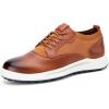 JITAI Men’s Fashion Sneakers Shoes Lightweight Fashion Shoes with Wingtip Brogue & Lace-up Design Casual Business Shoes