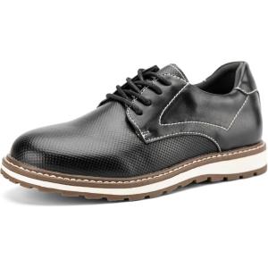 JITAI Boys Shoes Kids Shoes Fashion Rubber Low-Heels Boys Dress Shoes Toddler Dress Shoes for Casual Party Business Formal Toddler Boy Shoes(Black/03)