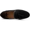 JITAI Genuine Leather Slip On Dress Shoes for Men – Stylish Tassel Loafers with Suede Finish(Black/01)